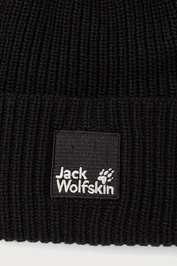 Шапка Jack Wolfskin PERGAMON BEANIE колір чорний фото 3