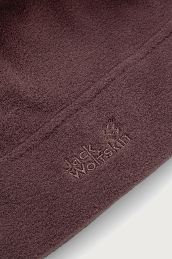 Шапка флисовая Jack Wolfskin цвет фиолетовый фото 2