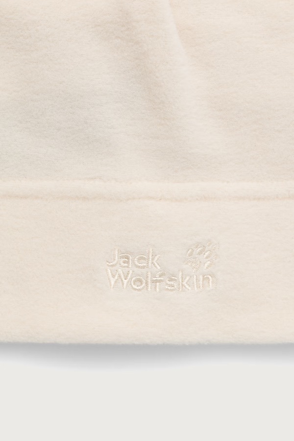 Шапка флисовая Jack Wolfskin цвет бежевый фото 2