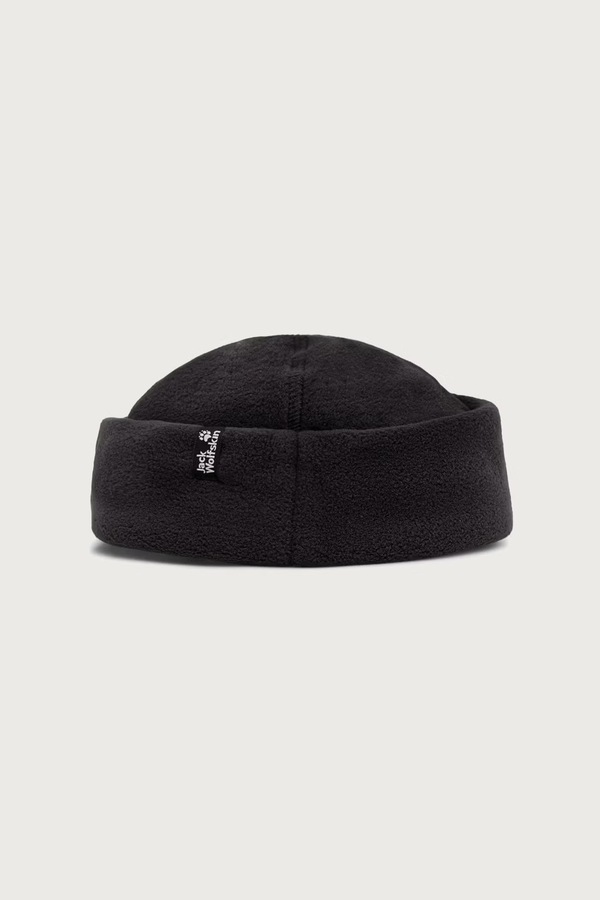 Шапка флісова Jack Wolfskin VERTIGO колір чорний