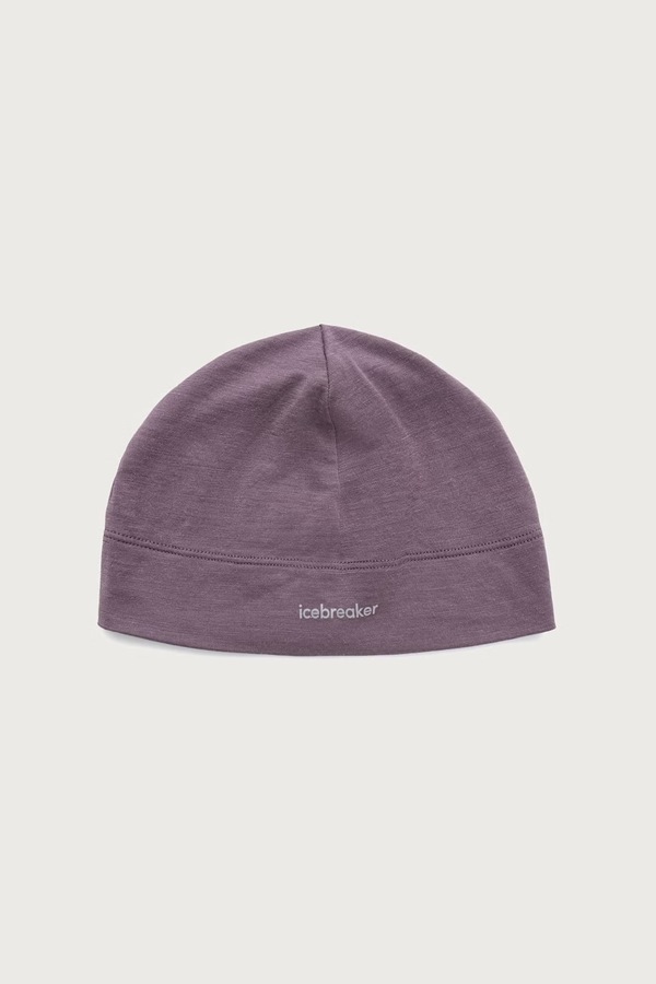 Шапка из мериносовой шерсти Icebreaker Merino 200 Oasis цвет фиолетовый