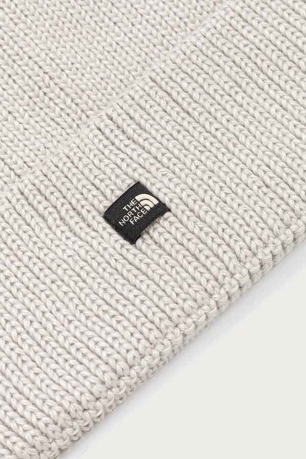 Шапка The North Face beanie MINI LOGO колір сірий фото 3