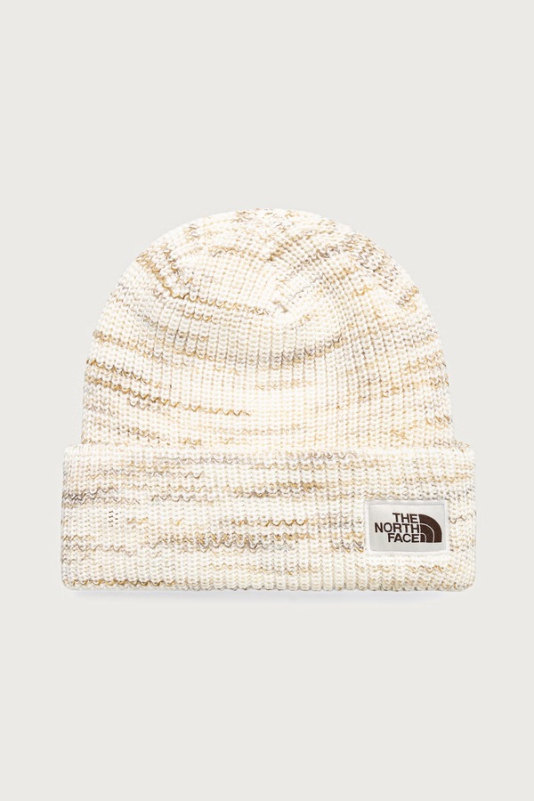 Шапка The North Face Salty колір бежевий