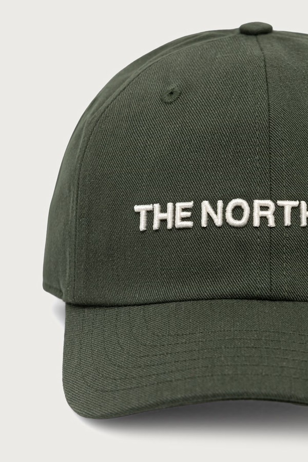 Кепка з бавовною The North Face Norm колір зелений фото 2