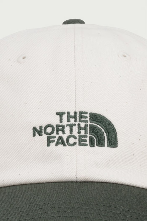 Бейсболка з бавовною The North Face Norm колір бежевий фото 2