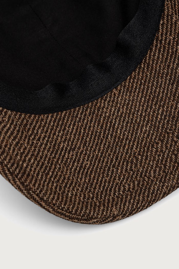 Бейсболка з вовною A.P.C. casquette charlie колір коричневий фото 4