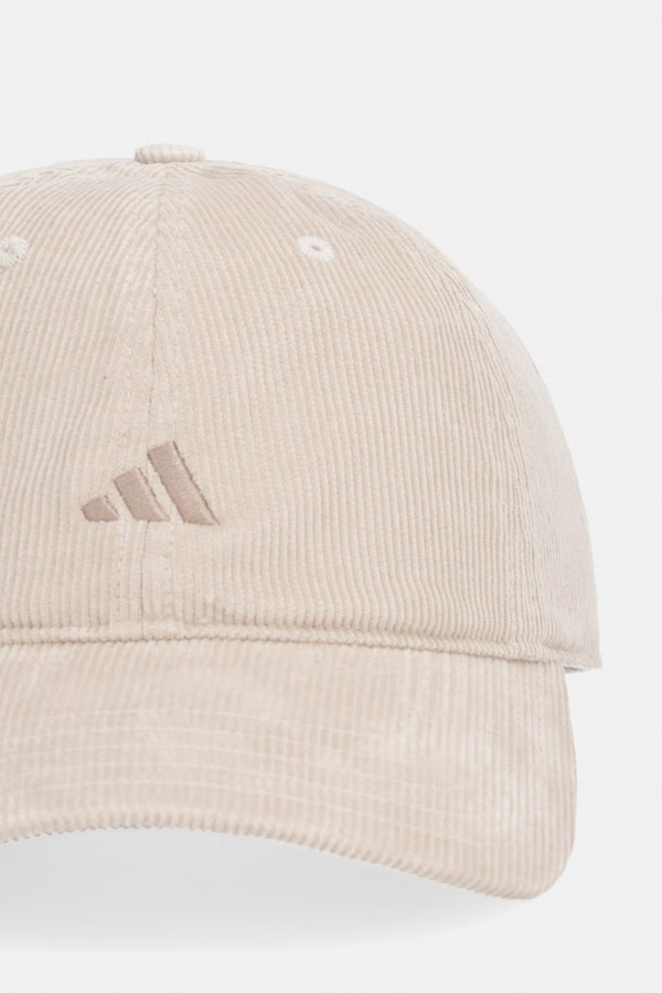 Кепка вельветовая adidas цвет бежевый