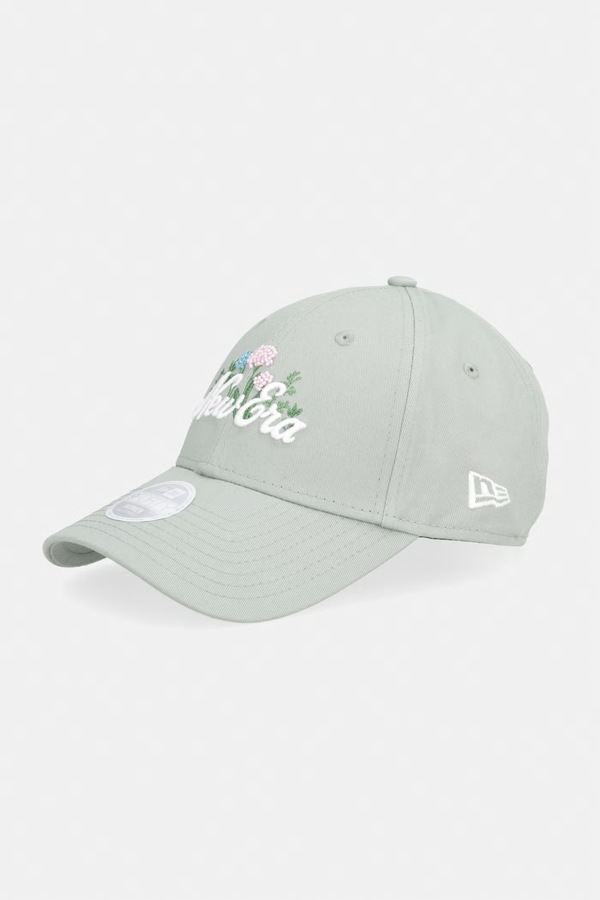 Бейсболка хлопковая New Era BEADED 940 NEWERA цвет зеленый