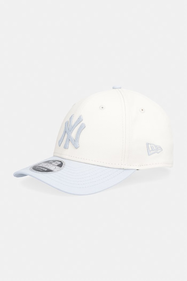 Кепка хлопковая New Era SIDE SCRIPT 940 MC NYY цвет бежевый