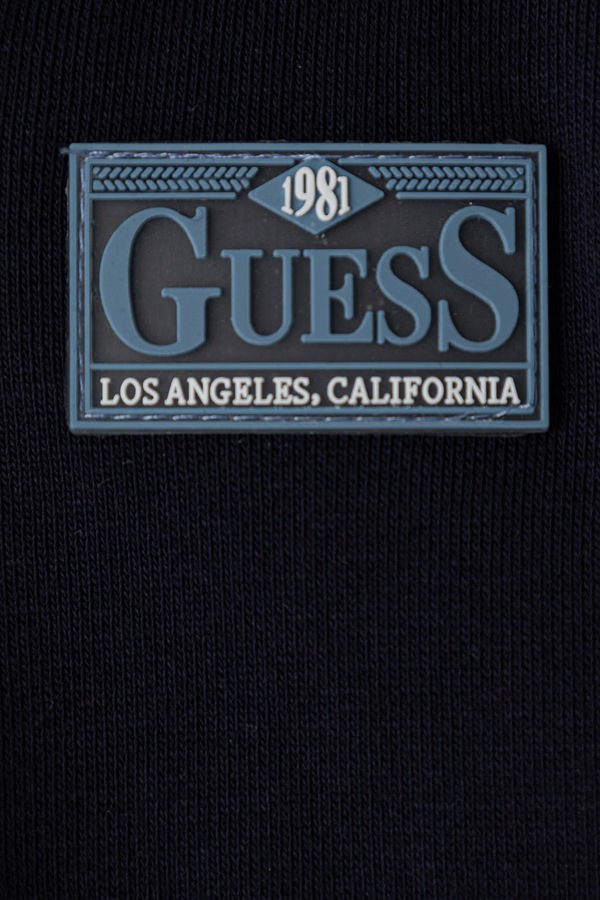 Трикотажний комплект для немовлят бавовняний Guess колір темно-синій фото 4