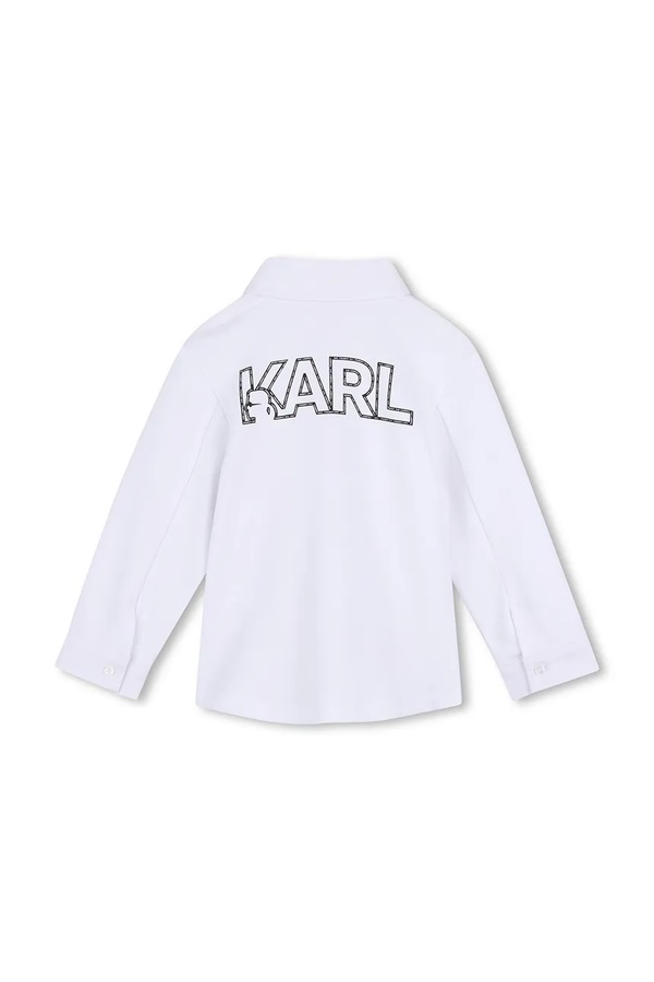Комплект дитячий бавовняний Karl Lagerfeld колір чорний фото 4