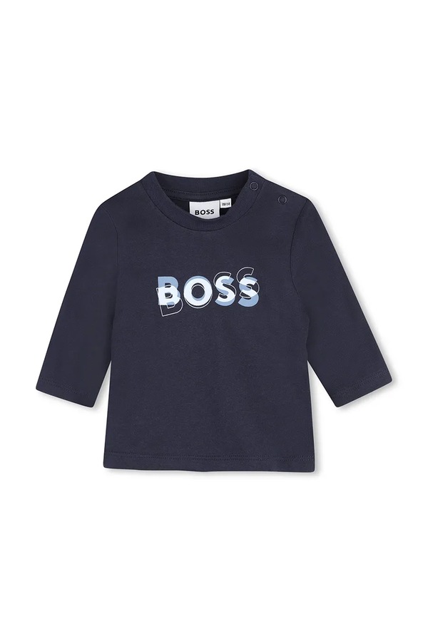 Спортивний костюм для немовлят з бавовною BOSS колір блакитний фото 4