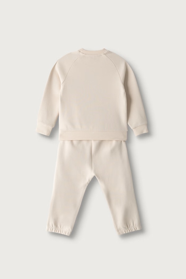 Трикотажний комплект для немовлят з бавовною Kenzo Kids колір бежевий