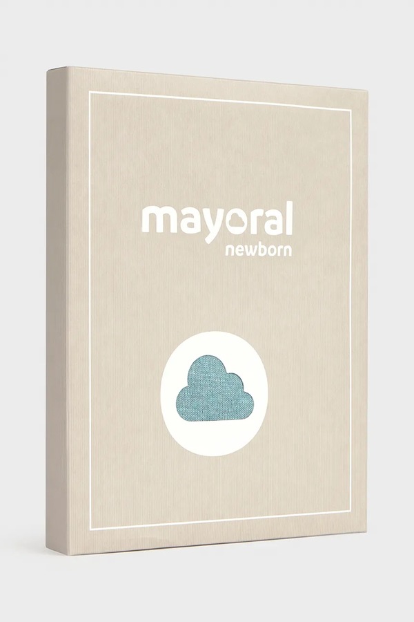 Комплект для немовлят бавовняний Mayoral Newborn колір бірюзовий фото 4