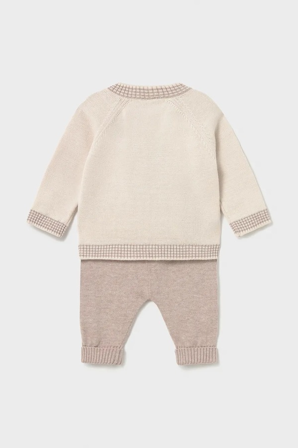 Комплект для младенцев хлопковый Mayoral Newborn цвет бежевый
