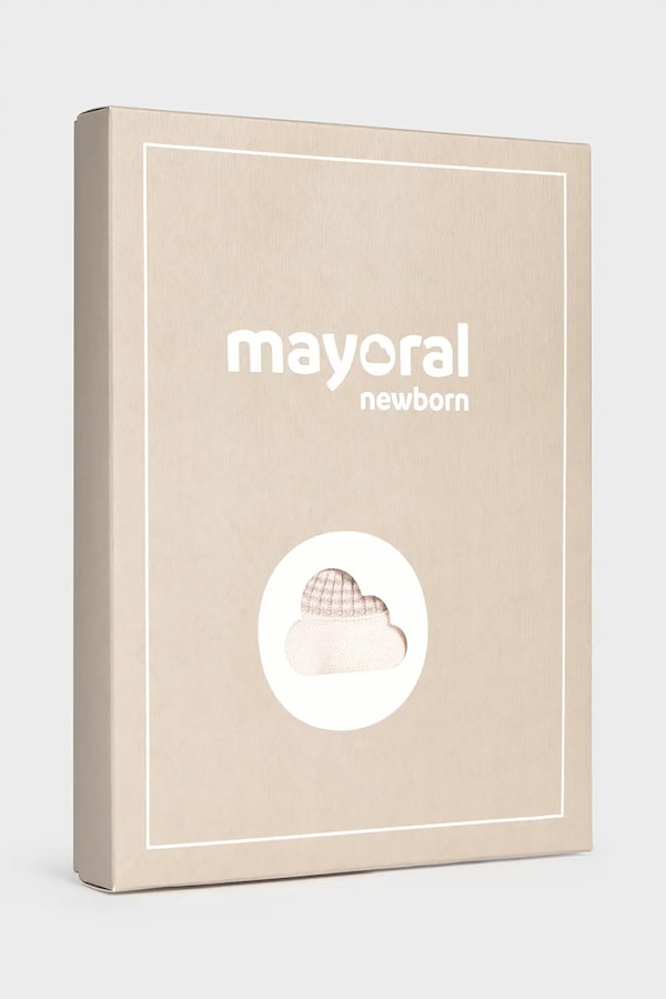 Комплект для немовлят бавовняний Mayoral Newborn колір бежевий фото 4