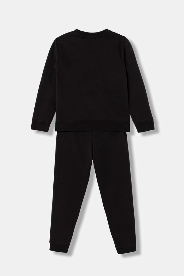 Спортивний костюм дитячий з бавовною Puma ESS No.1 Logo Crew Sweat Suit колір чорний
