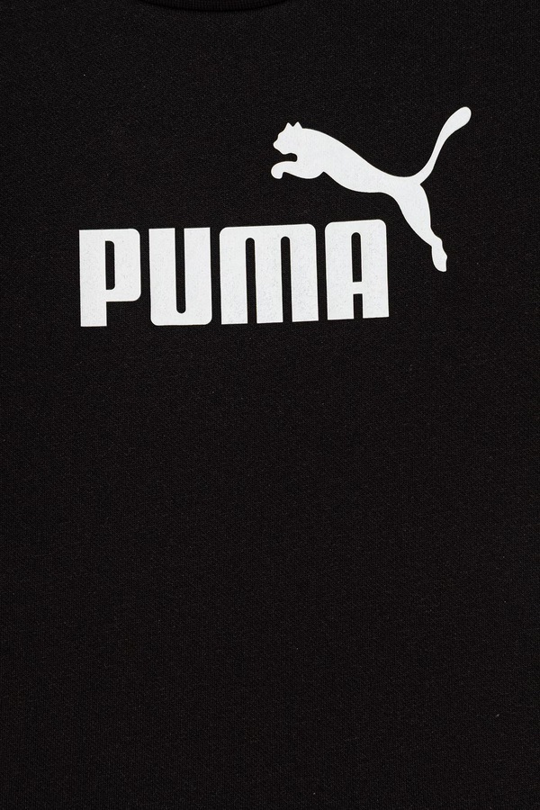 Спортивний костюм дитячий з бавовною Puma ESS No.1 Logo Crew Sweat Suit колір чорний фото 2