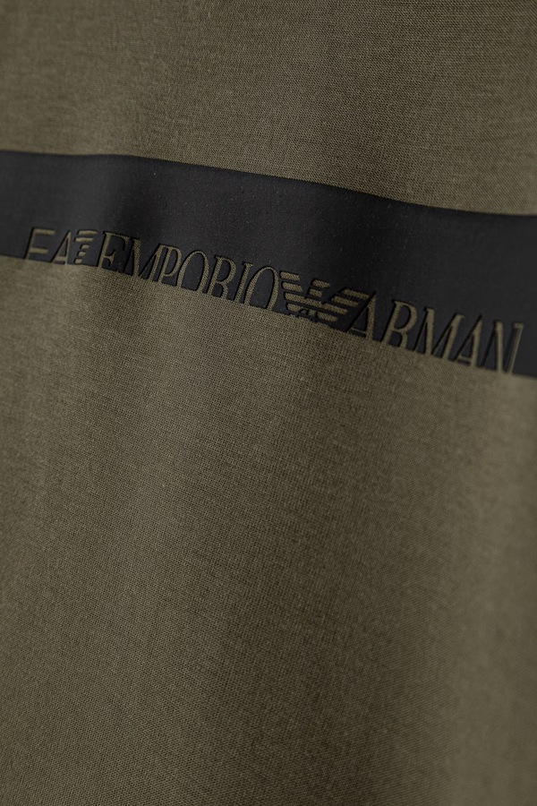 Трикотажний комплект дитячий з бавовною EA7 Emporio Armani колір зелений фото 3