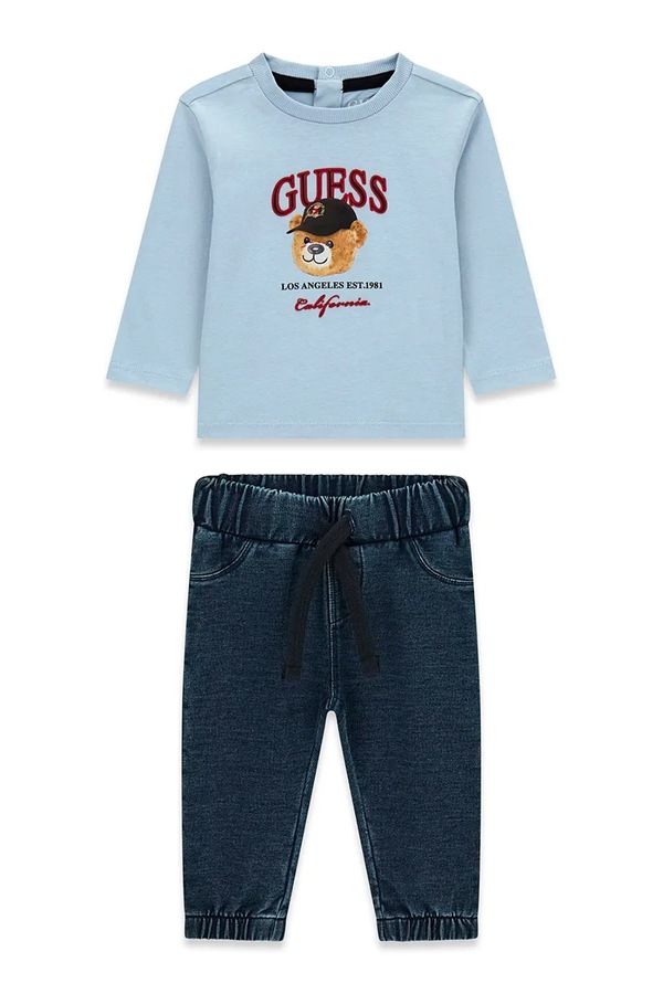 Комплект на кожен день дитячий Guess колір блакитний