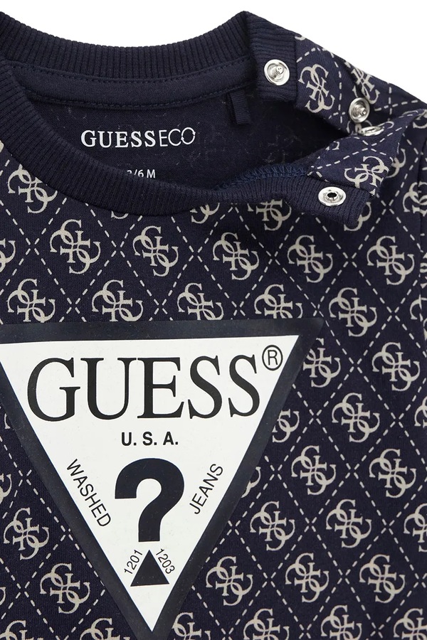 Комплект на кожен день дитячий бавовняний Guess колір чорний фото 2