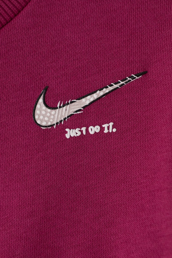 Трикотажний комплект для немовлят з бавовною Nike колір рожевий фото 3