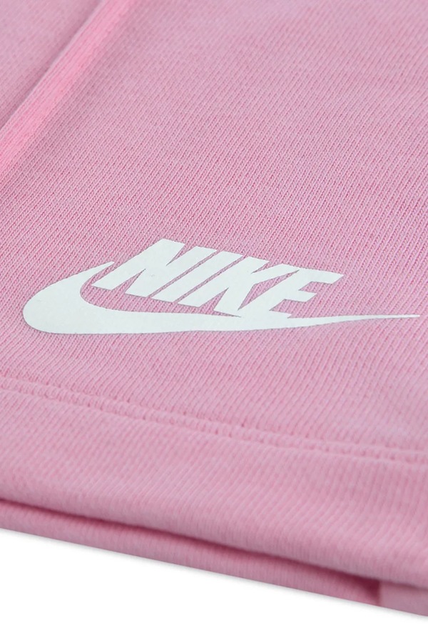 Трикотажний комплект дитячий з бавовною Nike колір рожевий фото 4