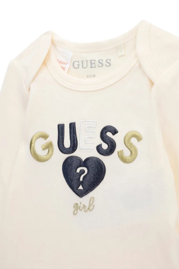 Комплект на каждый день для младенцев хлопковый Guess цвет темно-синий фото 2