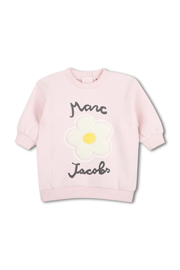 Комплект дитячий з бавовною MARC JACOBS колір рожевий фото 3