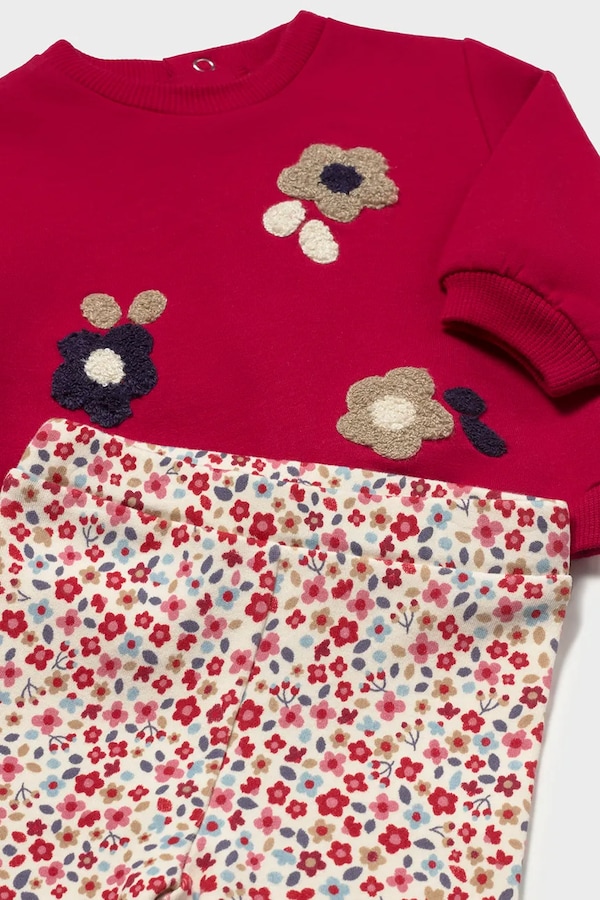 Комплект для немовлят бавовняний з еластаном Mayoral Newborn колір червоний фото 4