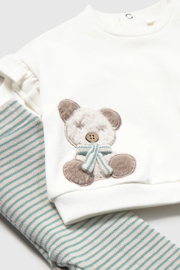 Комплект для немовлят з бавовною Mayoral Newborn колір бірюзовий фото 4