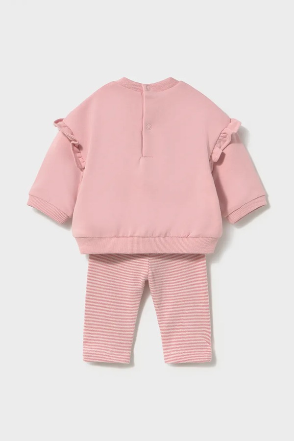 Комплект для немовлят з бавовною Mayoral Newborn колір рожевий фото 2
