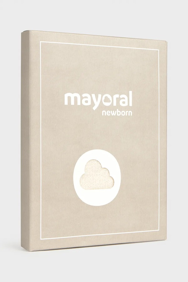Комплект для немовлят з бавовною Mayoral Newborn колір бежевий фото 4
