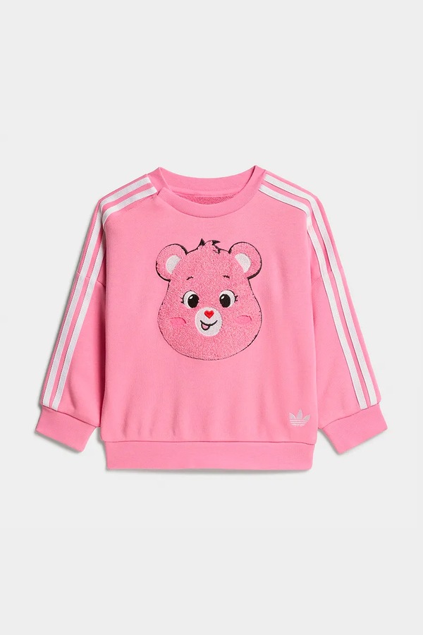 Спортивний костюм дитячий з бавовною adidas Originals CARE BEARS колір рожевий фото 3