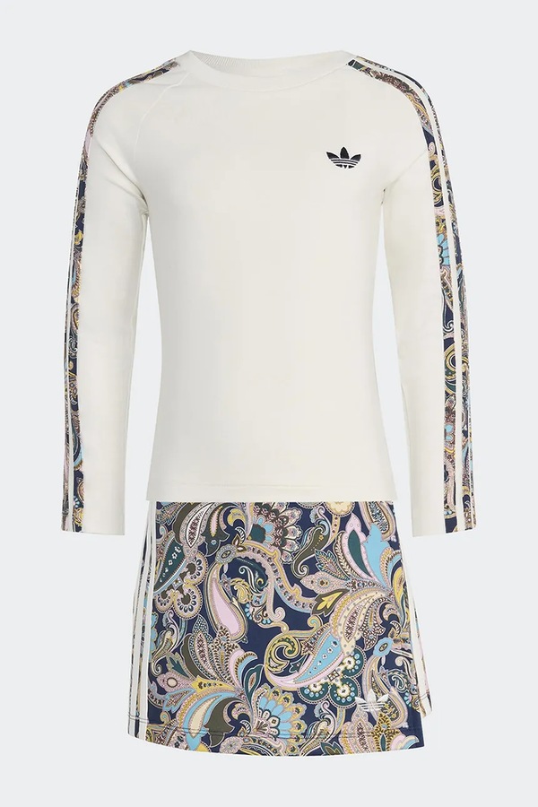 Комплект детский с хлопком adidas Originals цвет бежевый