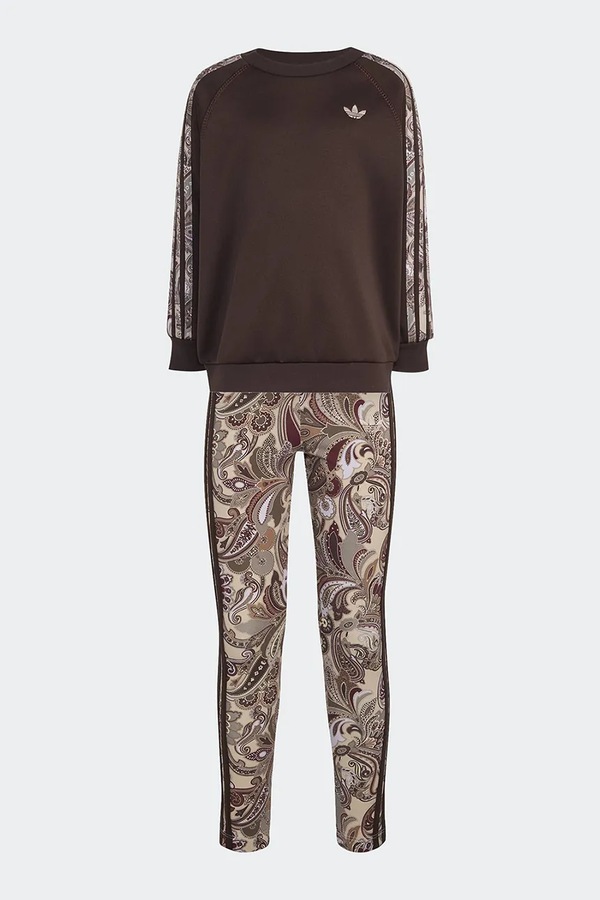 Комплект дитячий adidas Originals колір коричневий