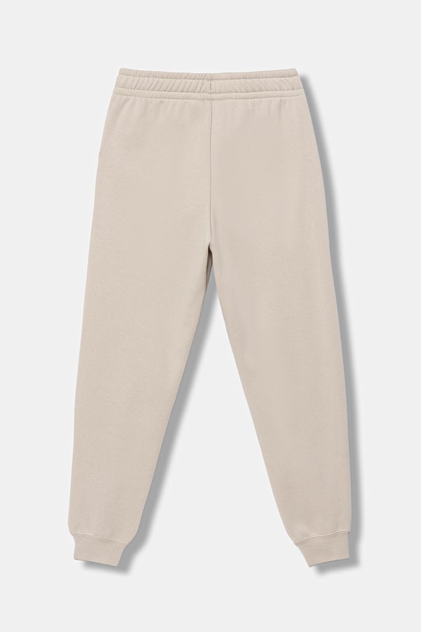 Спортивні штани дитячі бавовняні з еластаном Puma ESS Sweatpants CL FL колір бежевий