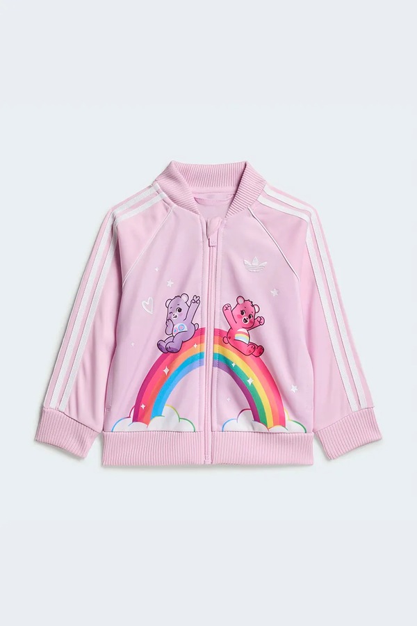 Трикотажний комплект дитячий adidas Originals CARE BEARS колір рожевий фото 2
