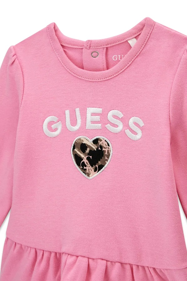 Комплект на кожен день дитячий бавовняний Guess колір рожевий фото 2