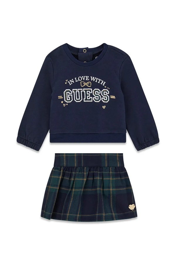 Комплект на кожен день дитячий бавовняний Guess колір темно-синій