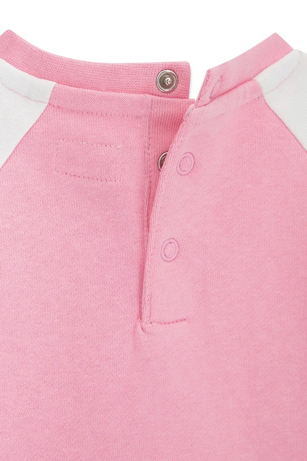 Трикотажный комплект детский хлопковый Guess цвет розовый фото 2
