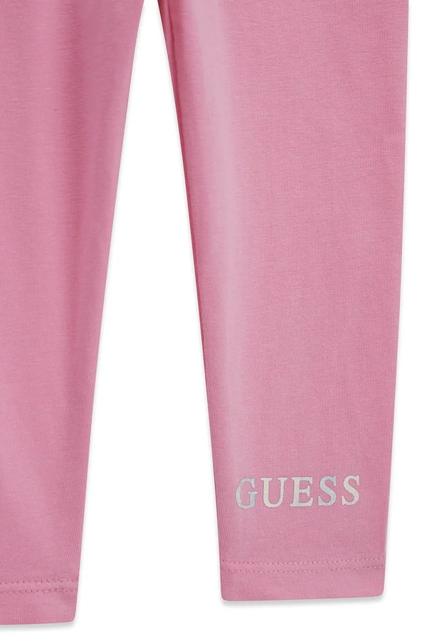 Комплект дитячий бавовняний Guess колір рожевий фото 4