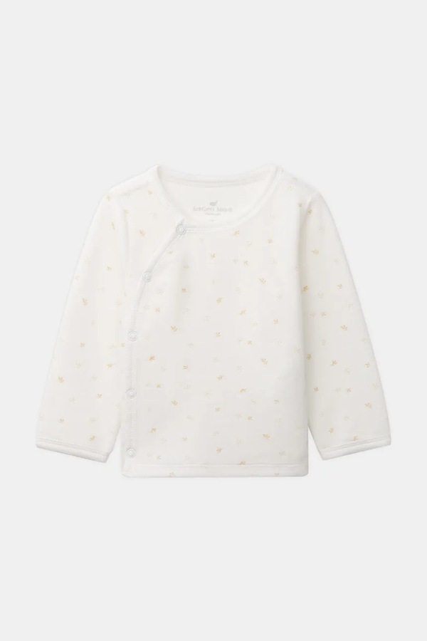 Комплект для немовлят з бавовною Sergent Major колір бежевий фото 2