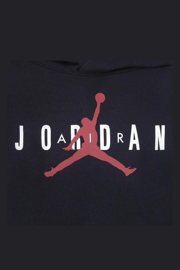 Трикотажний комплект дитячий з бавовною Jordan колір чорний фото 2