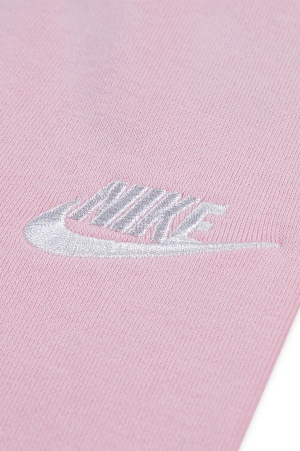 Трикотажний комплект дитячий з бавовною Nike колір рожевий фото 4