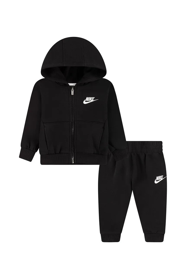 Трикотажний комплект дитячий з бавовною Nike колір чорний