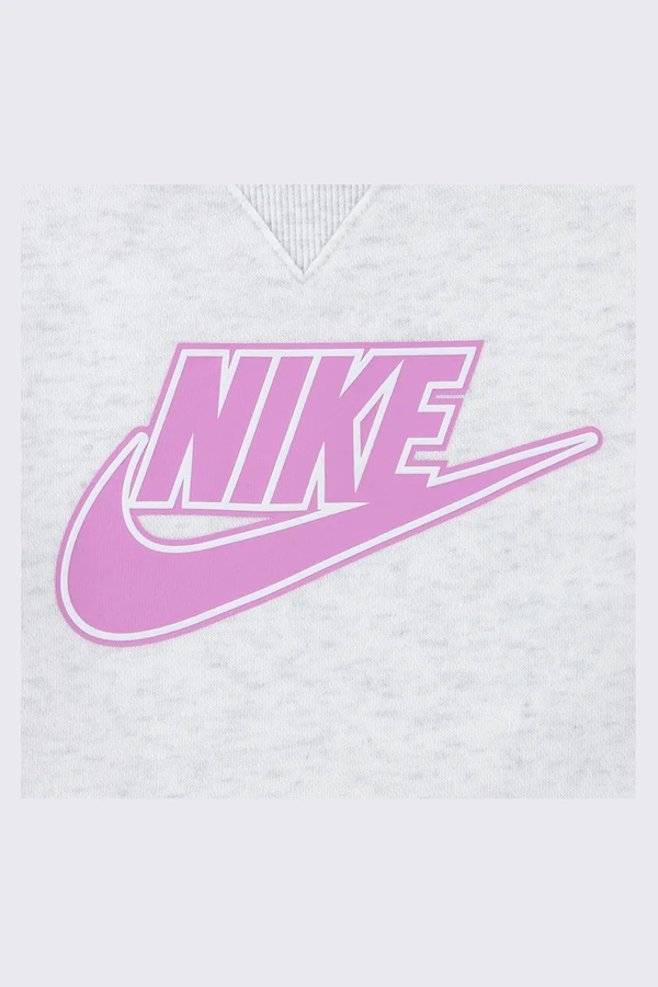 Трикотажний комплект дитячий з бавовною Nike колір сірий фото 2