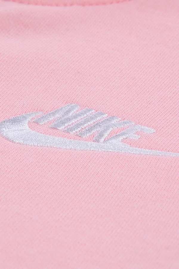 Трикотажний комплект дитячий з бавовною Nike колір рожевий фото 3