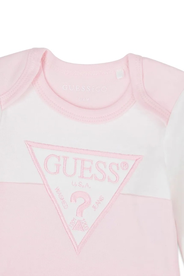 Комплект на кожен день дитячий бавовняний Guess колір рожевий фото 2