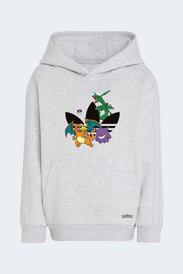 Спортивний костюм дитячий з бавовною adidas Originals POKEMON колір білий фото 3